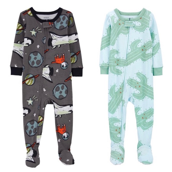 Carter’s Zip-Up Sleep n Play Set of Two - Picture 1 of 9